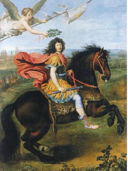 Pierre Mignard Louis XIV of France riding a horse china oil painting image
